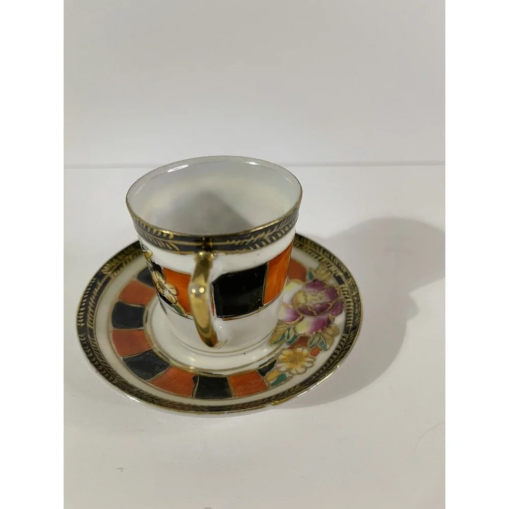 cup and saucer set hand painted‎ japan